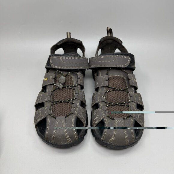 Teva Forebay Sandal Mens Sz 10 Shocpad Comfort Water Hiking 1001116 Brown - Picture 5 of 9